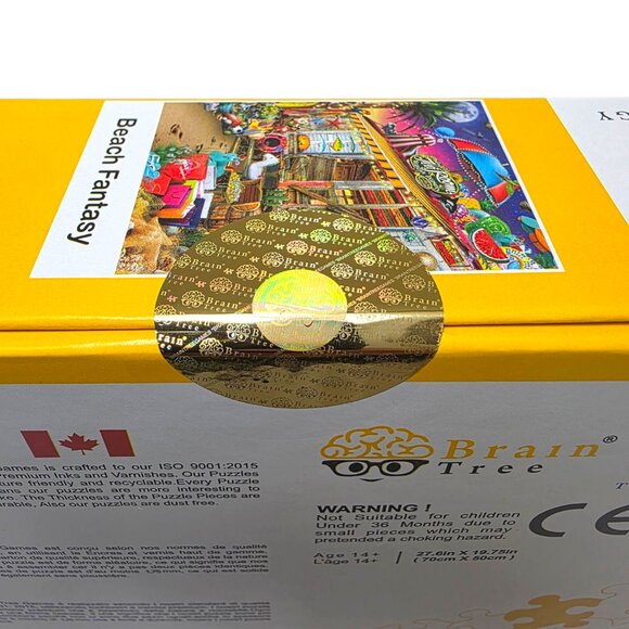 Jigsaw Puzzle 1,000 Pieces Beach Fantasy 27.6" x 19.8" Ultra Premium White Board - Picture 6 of 8